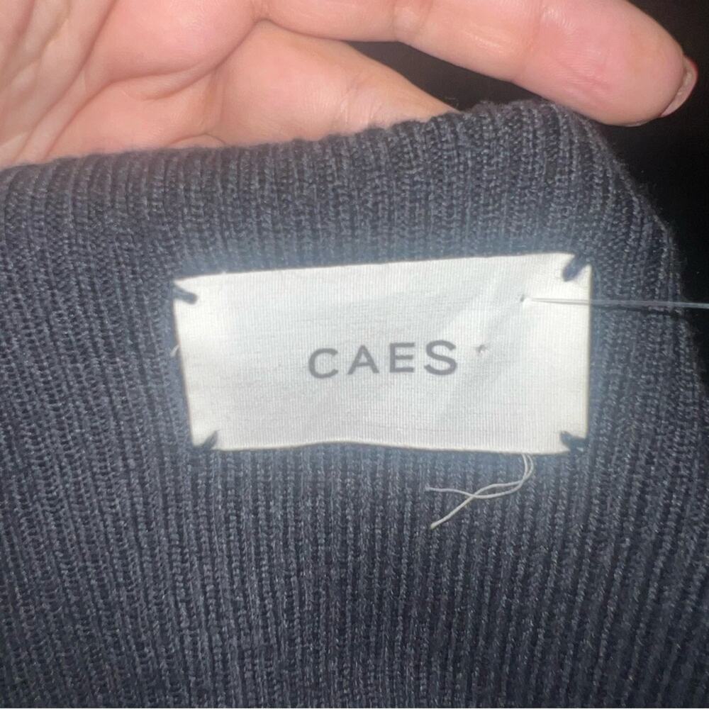 CAES ribbed wool blend tank/sweater vest M - Picture 3 of 5